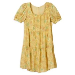 Disney Belle Inspired Yellow Floral Dress